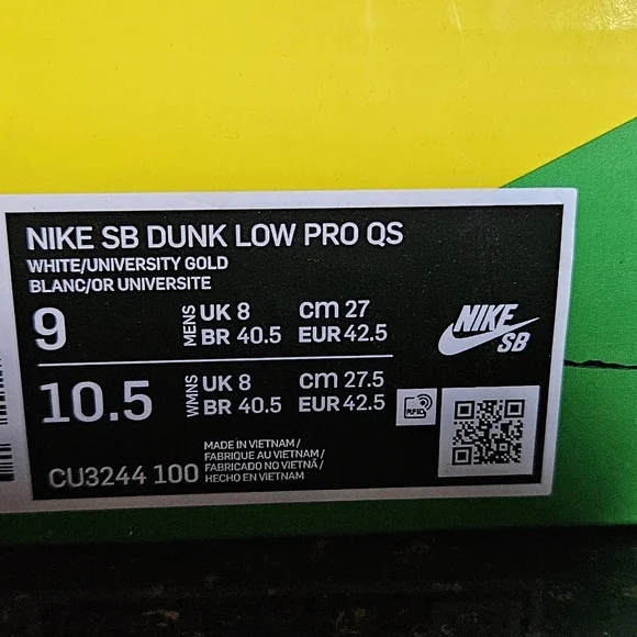 Nike Low Dunk Pro Ben & Jerry's Chunky Dunky Men's Size 9 **NEW IN BOX** - Picture 8 of 8